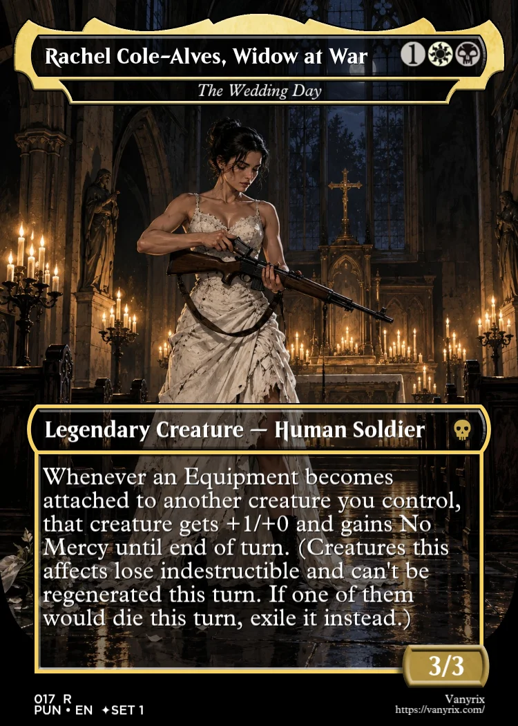 Rachel Cole-Alves, Widow at War