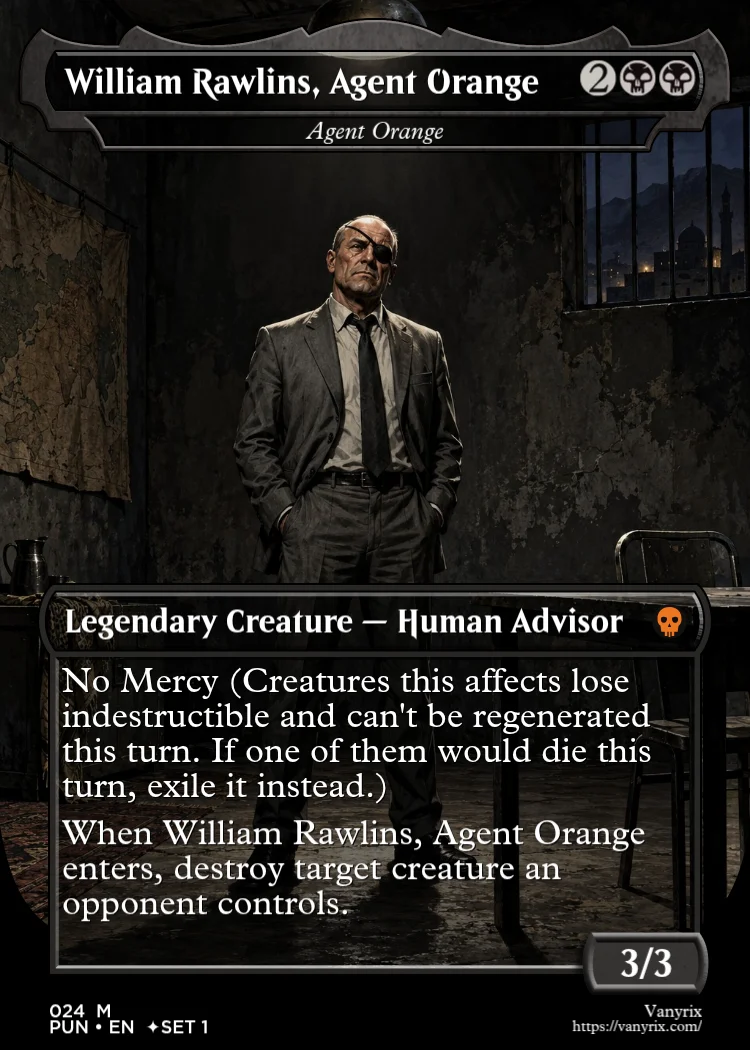 William Rawlins, Agent Orange