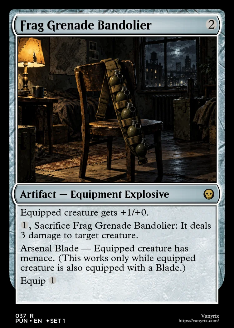 Frag Grenade Bandolier