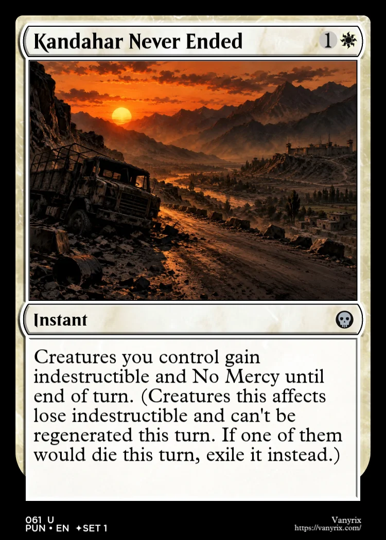 Kandahar Never Ended
