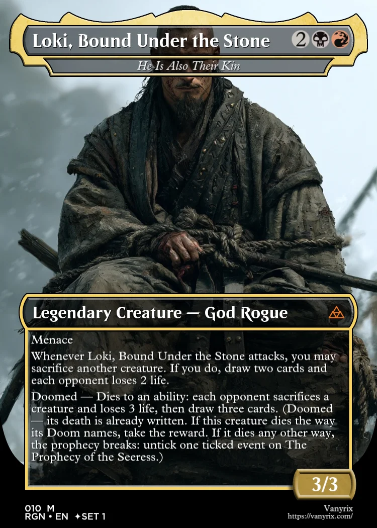 Loki, Bound Under the Stone