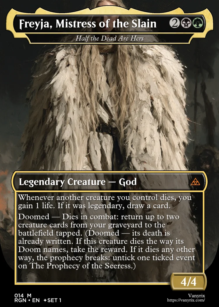 Freyja, Mistress of the Slain