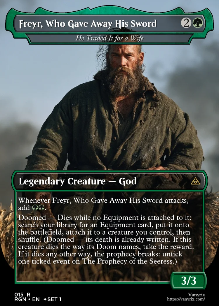 Freyr, Who Gave Away His Sword