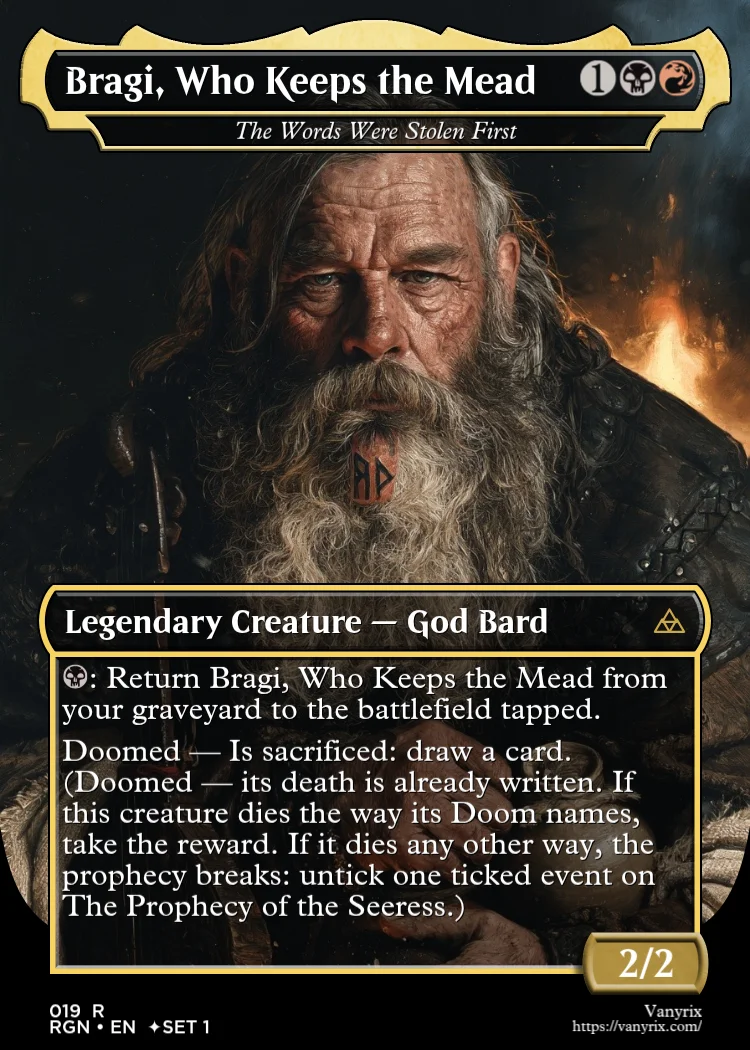 Bragi, Who Keeps the Mead