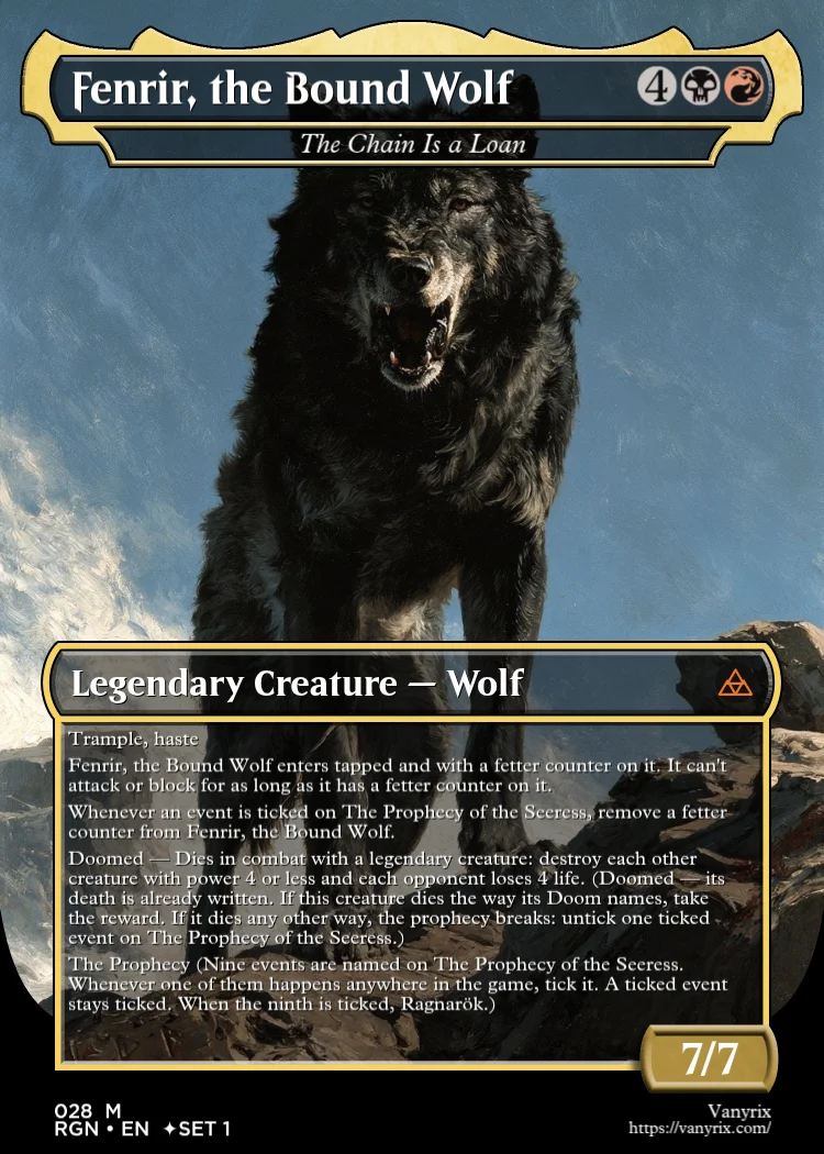Fenrir, the Bound Wolf