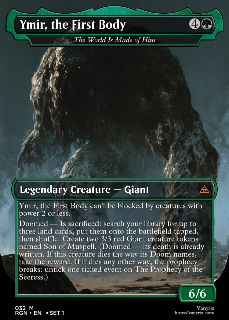 Ymir, the First Body