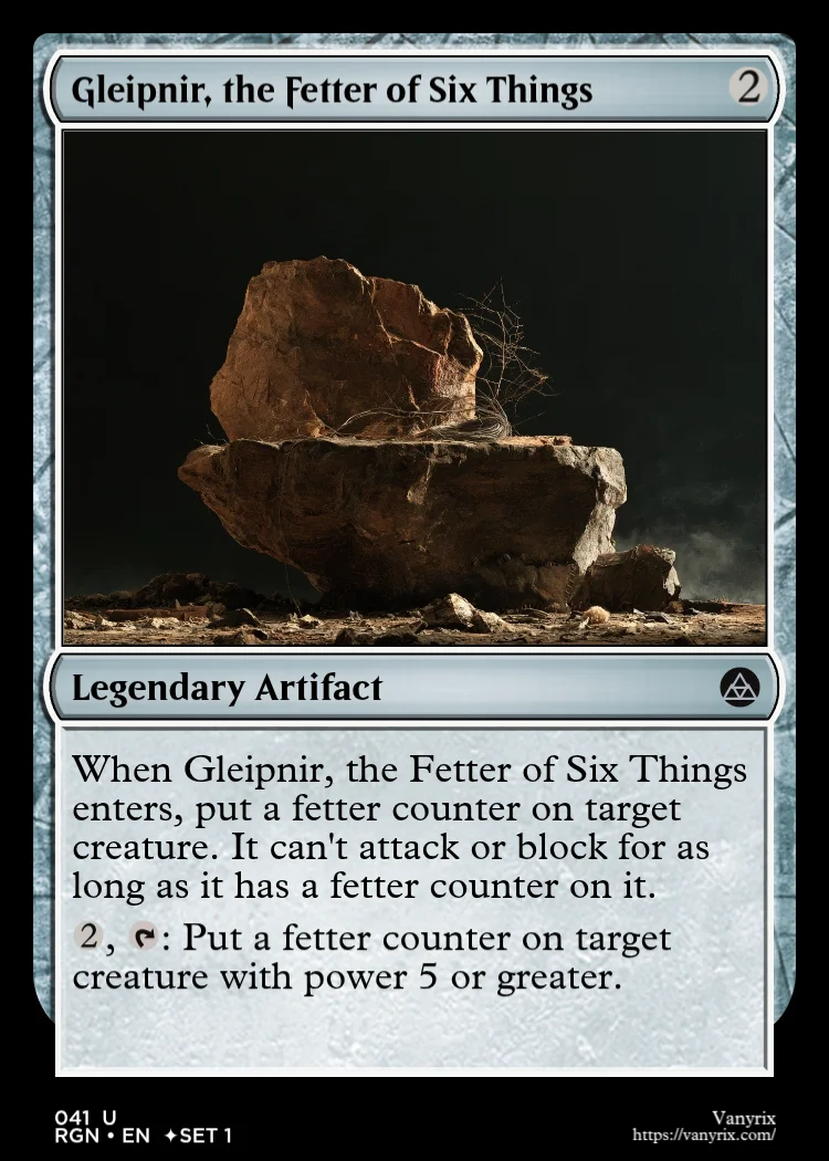 Gleipnir, the Fetter of Six Things