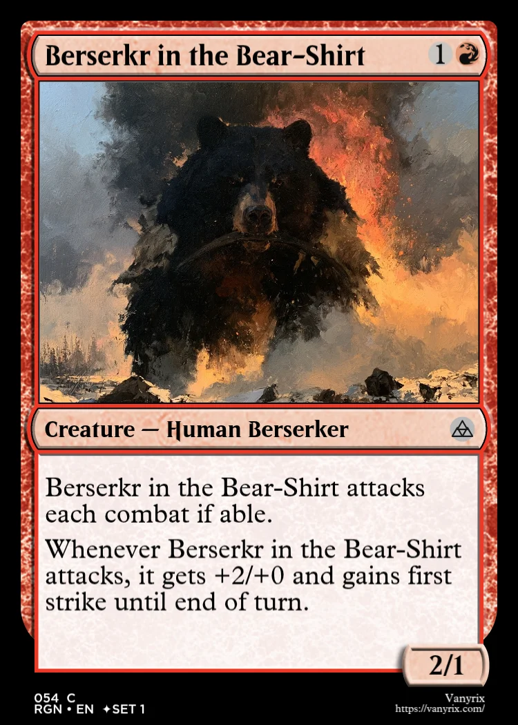 Berserkr in the Bear-Shirt