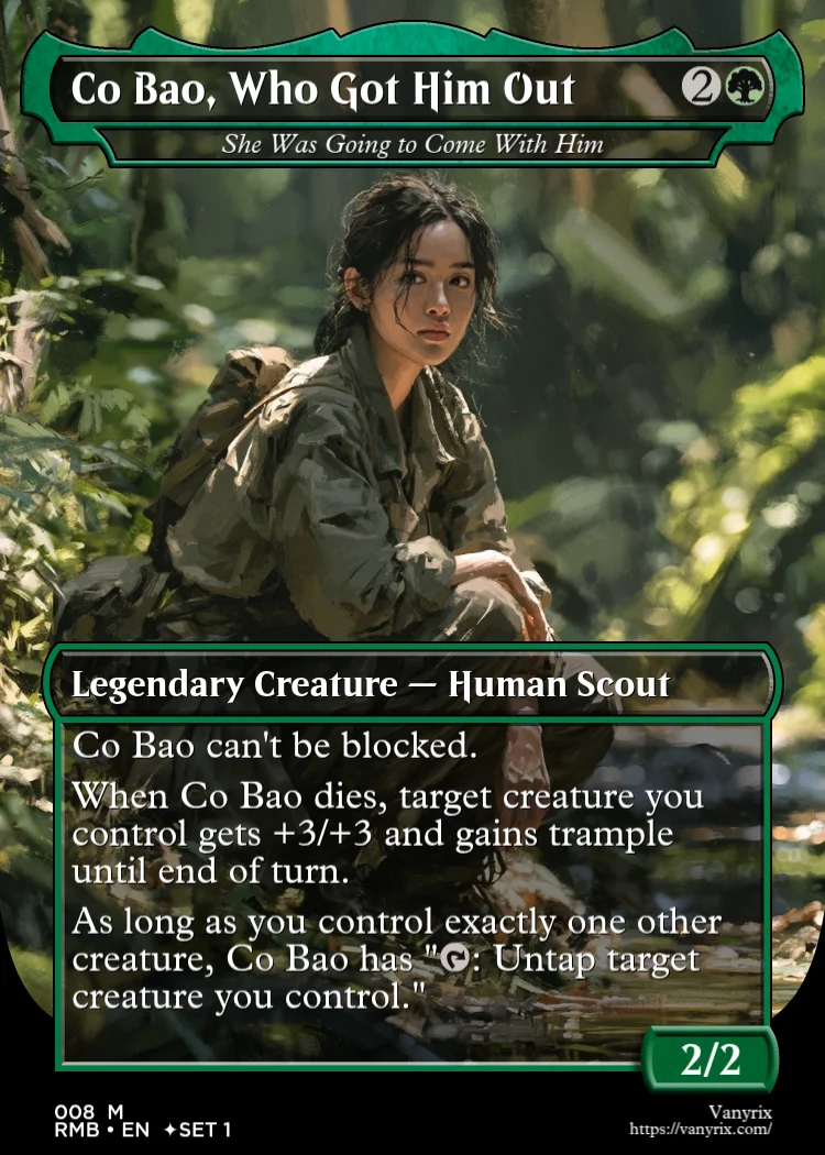 Co Bao, Who Got Him Out