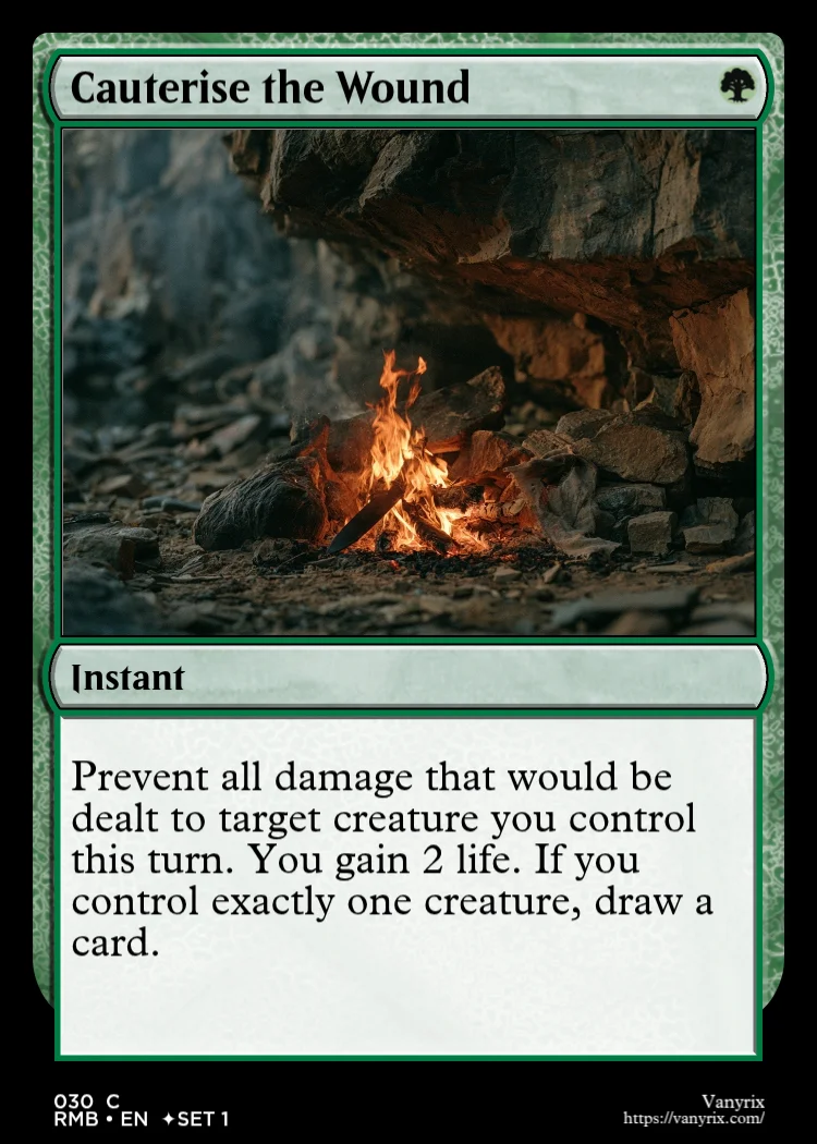 Cauterise the Wound