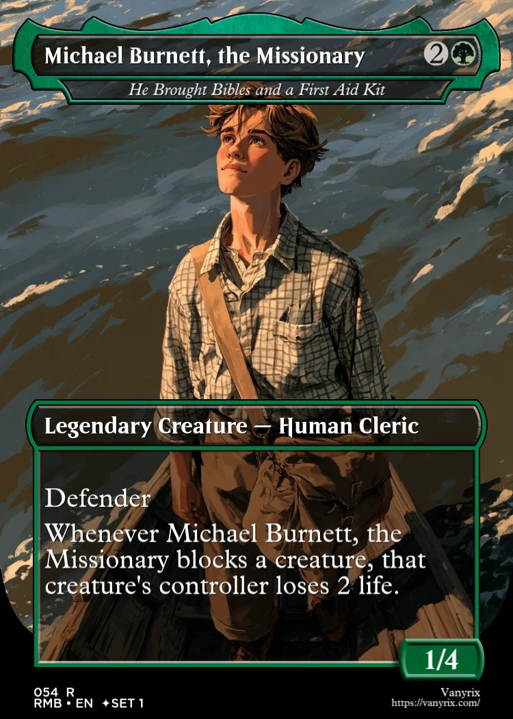 Michael Burnett, the Missionary
