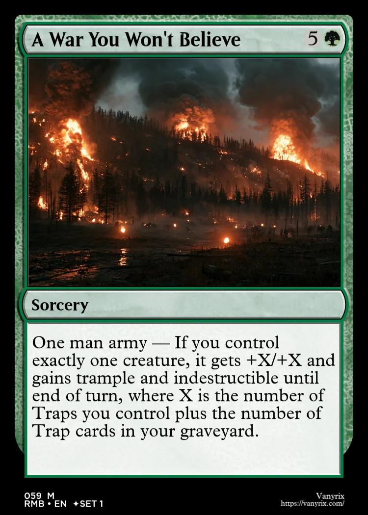 A War You Won't Believe