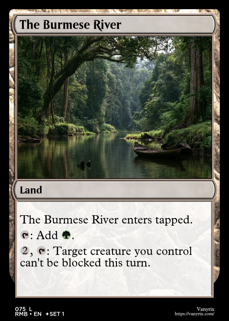 The Burmese River