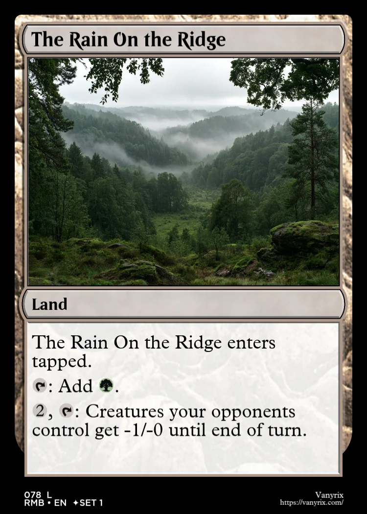 The Rain On the Ridge