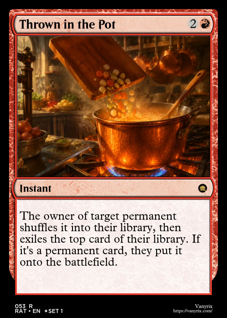 Thrown in the Pot
