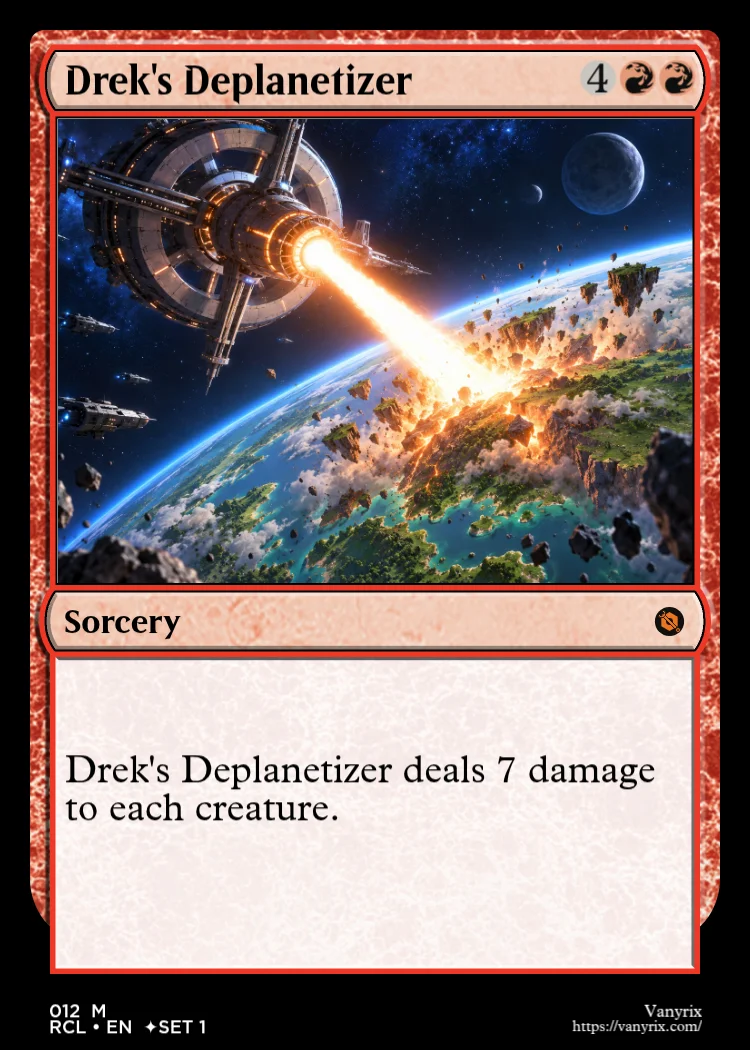 Drek's Deplanetizer