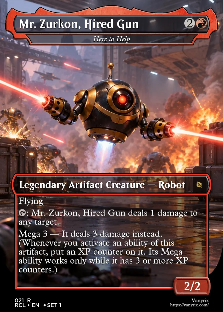 Mr. Zurkon, Hired Gun