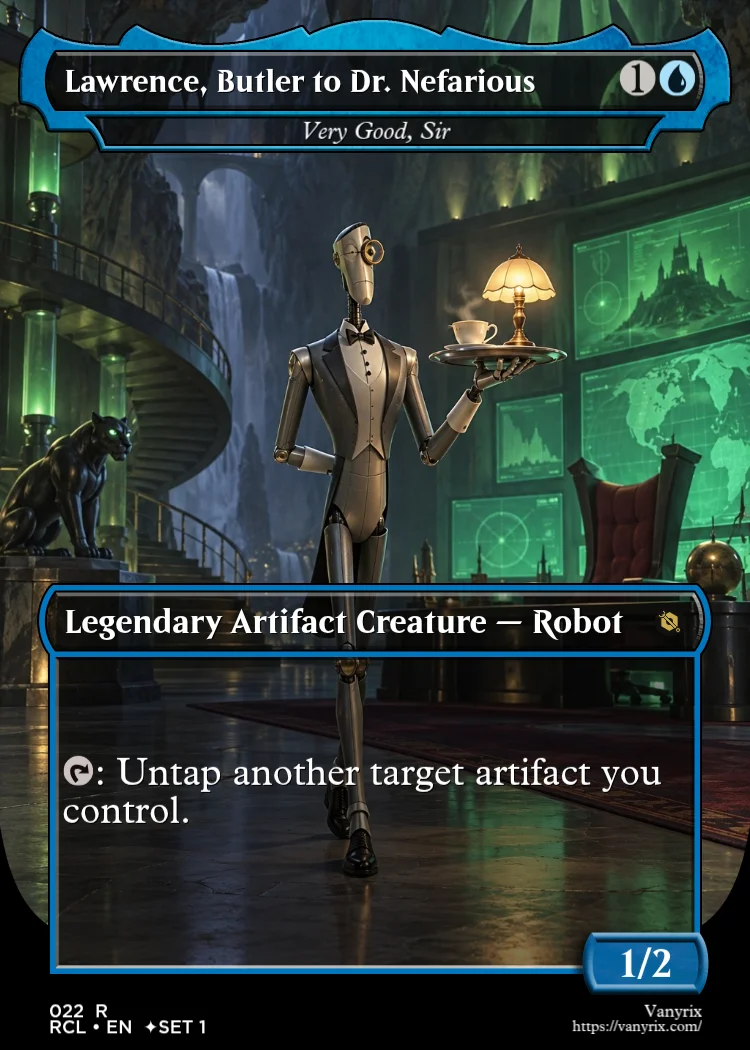 Lawrence, Butler to Dr. Nefarious