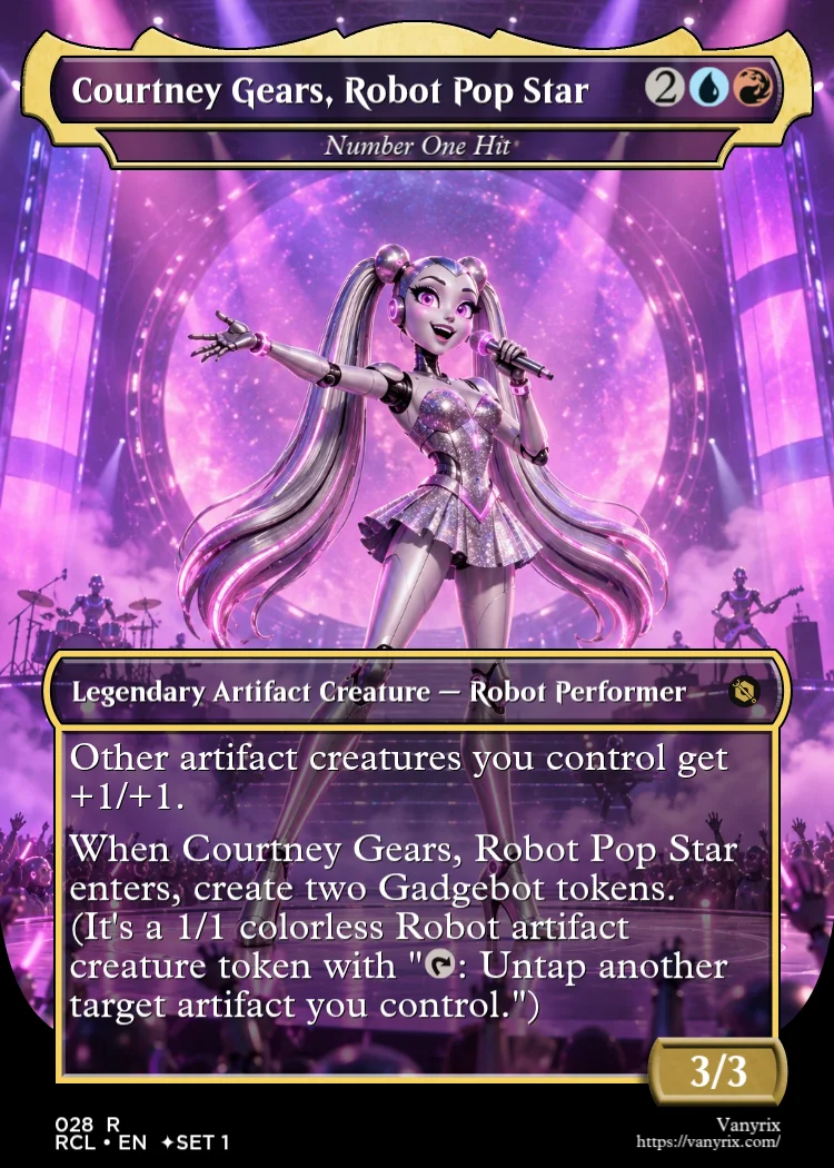 Courtney Gears, Robot Pop Star