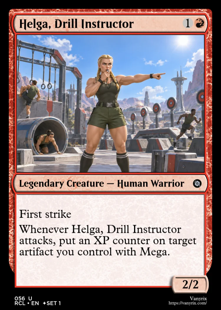 Helga, Drill Instructor