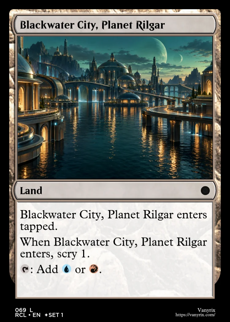 Blackwater City, Planet Rilgar