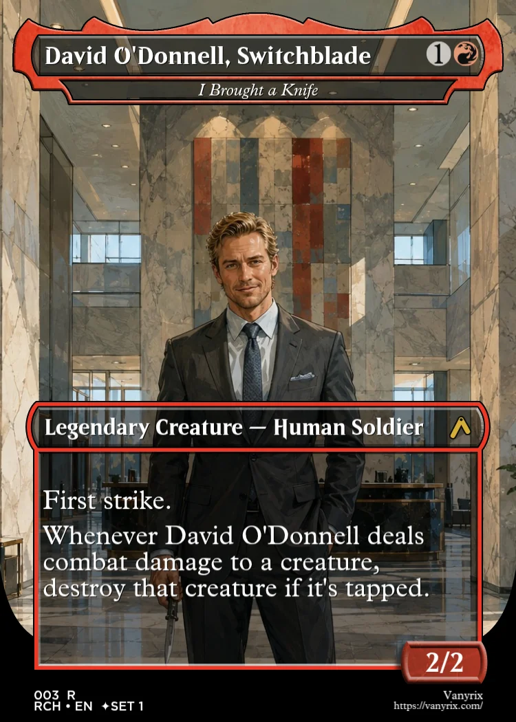 David O'Donnell, Switchblade