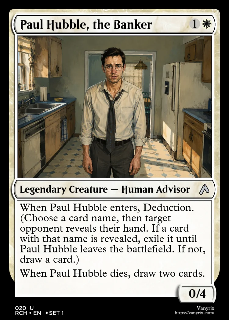 Paul Hubble, the Banker