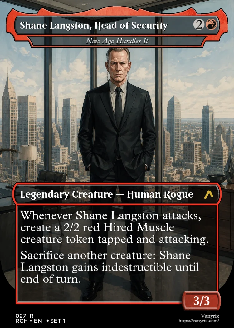 Shane Langston, Head of Security