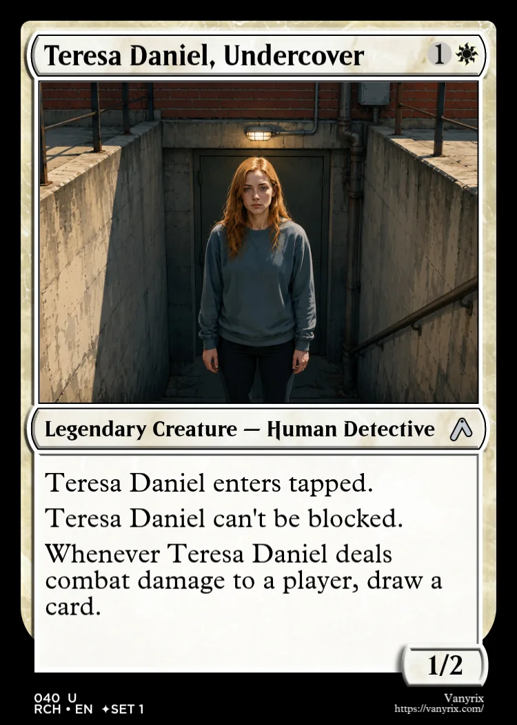 Teresa Daniel, Undercover