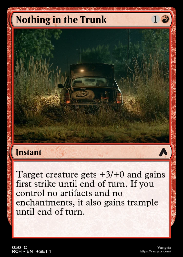 Nothing in the Trunk