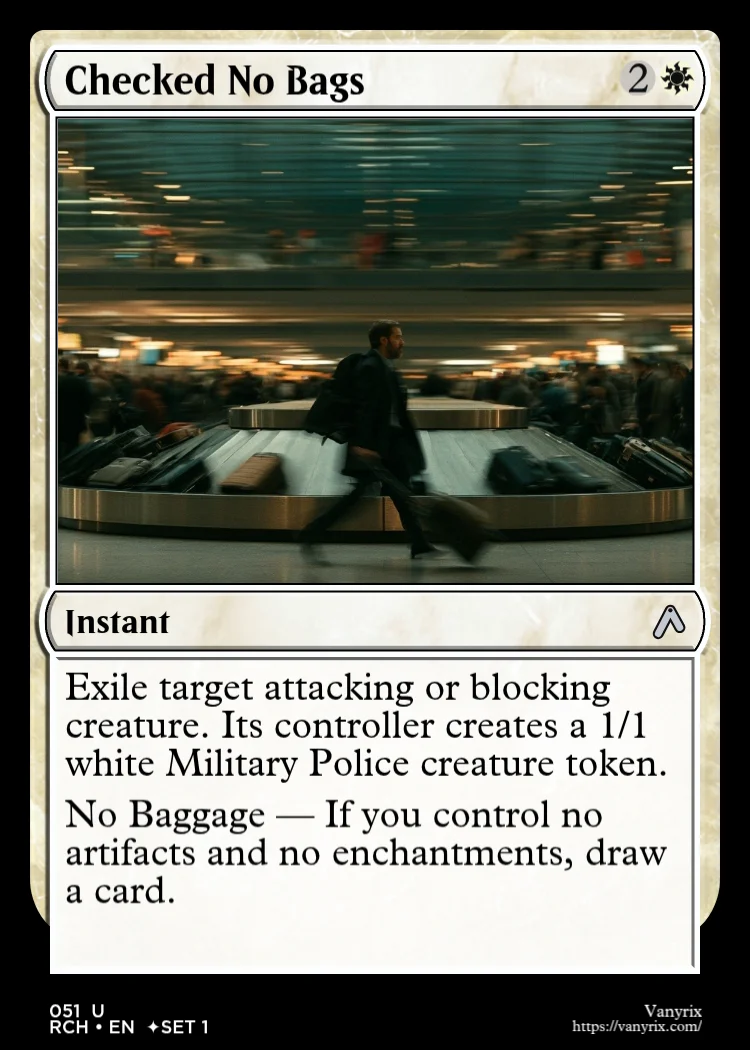 Checked No Bags