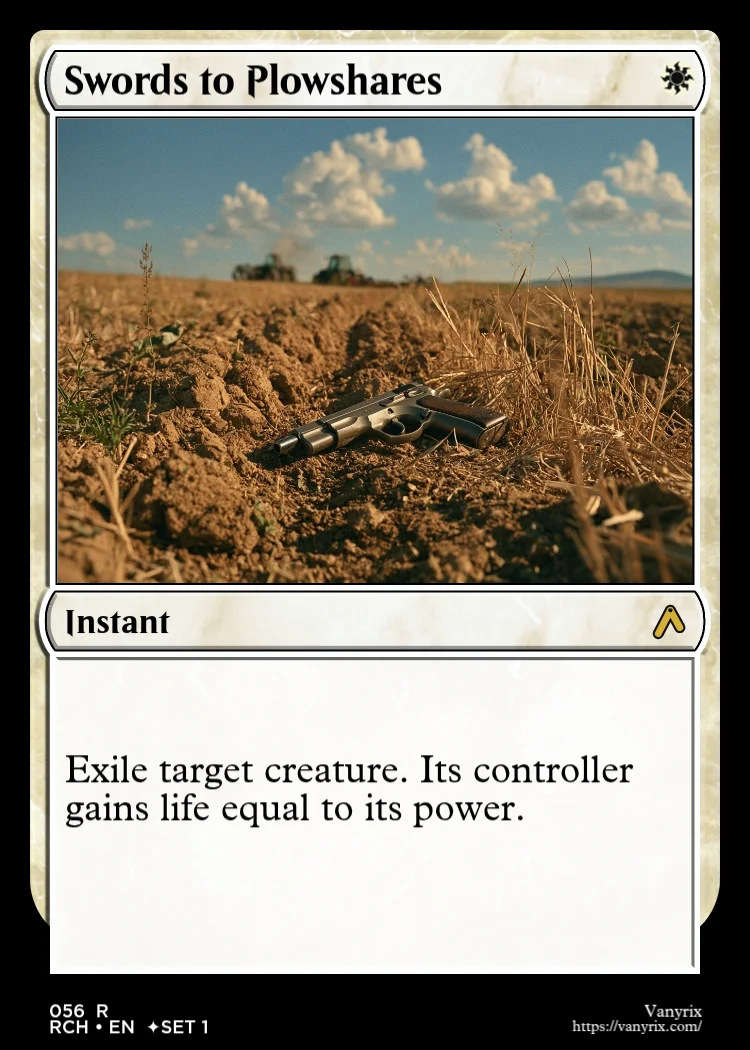 Swords to Plowshares
