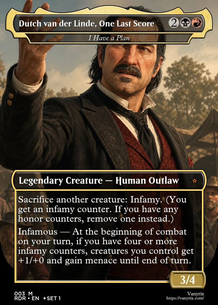 Dutch van der Linde, One Last Score
