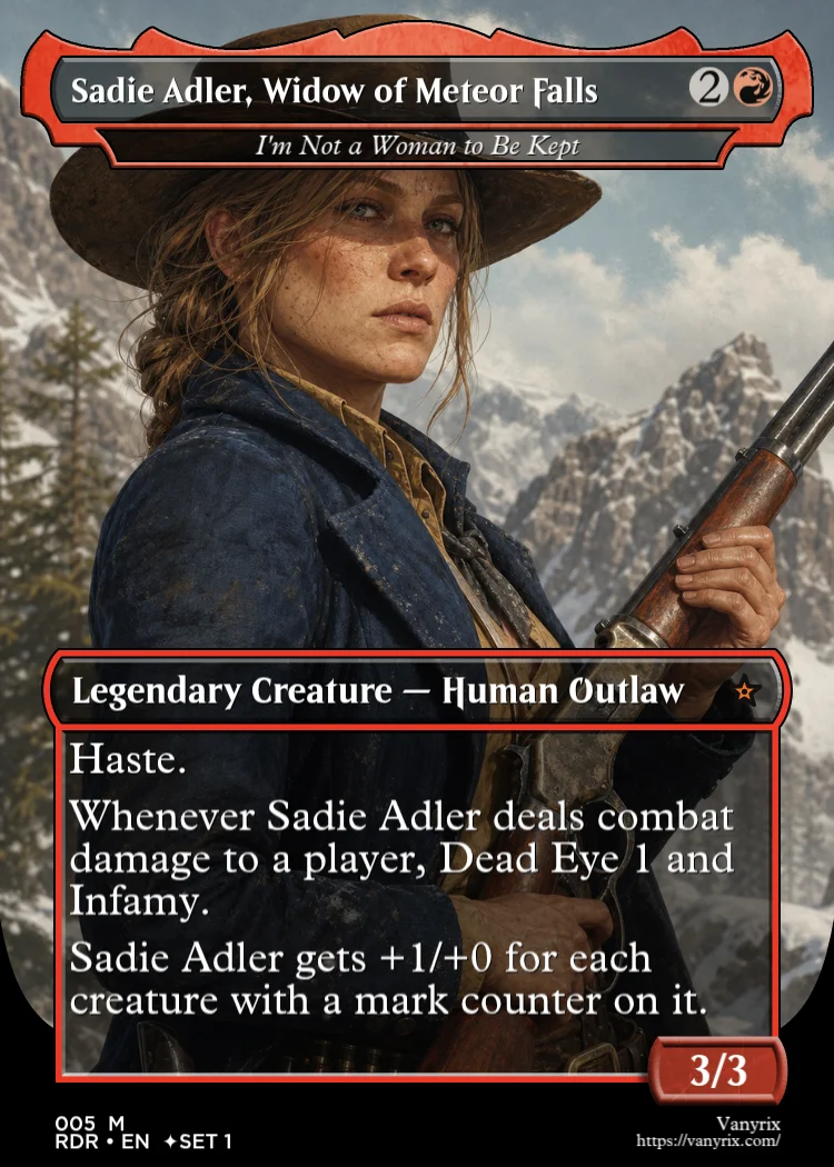 Sadie Adler, Widow of Meteor Falls