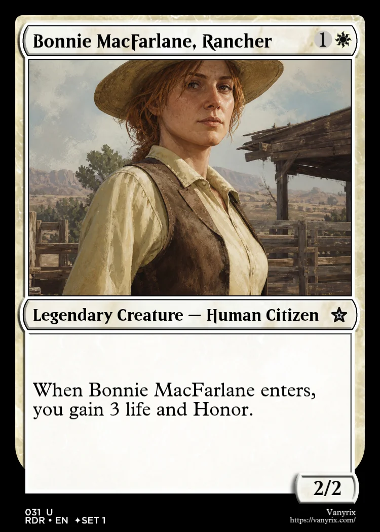 Bonnie MacFarlane, Rancher