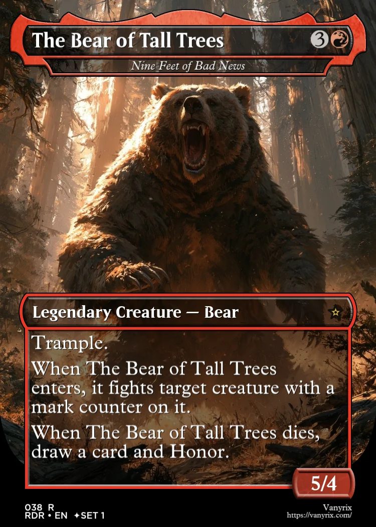 The Bear of Tall Trees