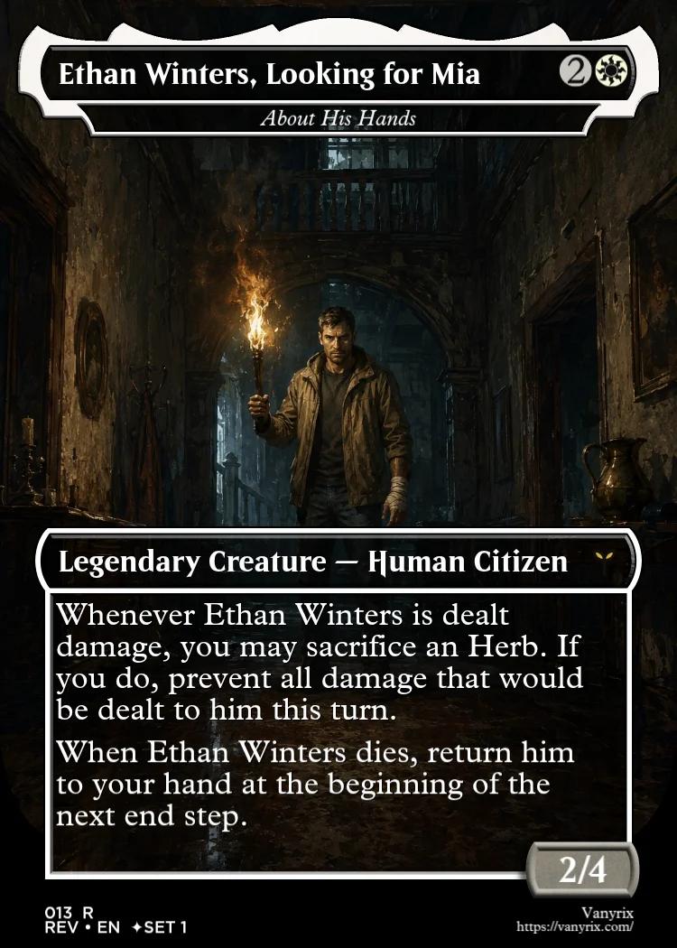 Ethan Winters, Looking for Mia