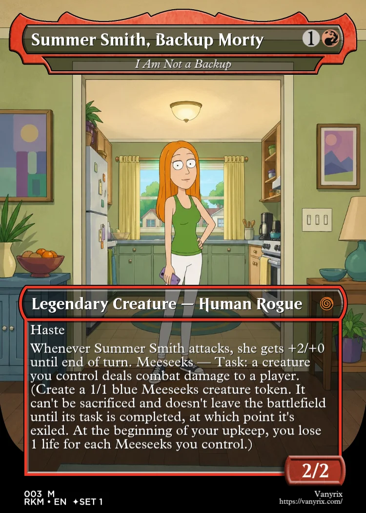 Summer Smith, Backup Morty