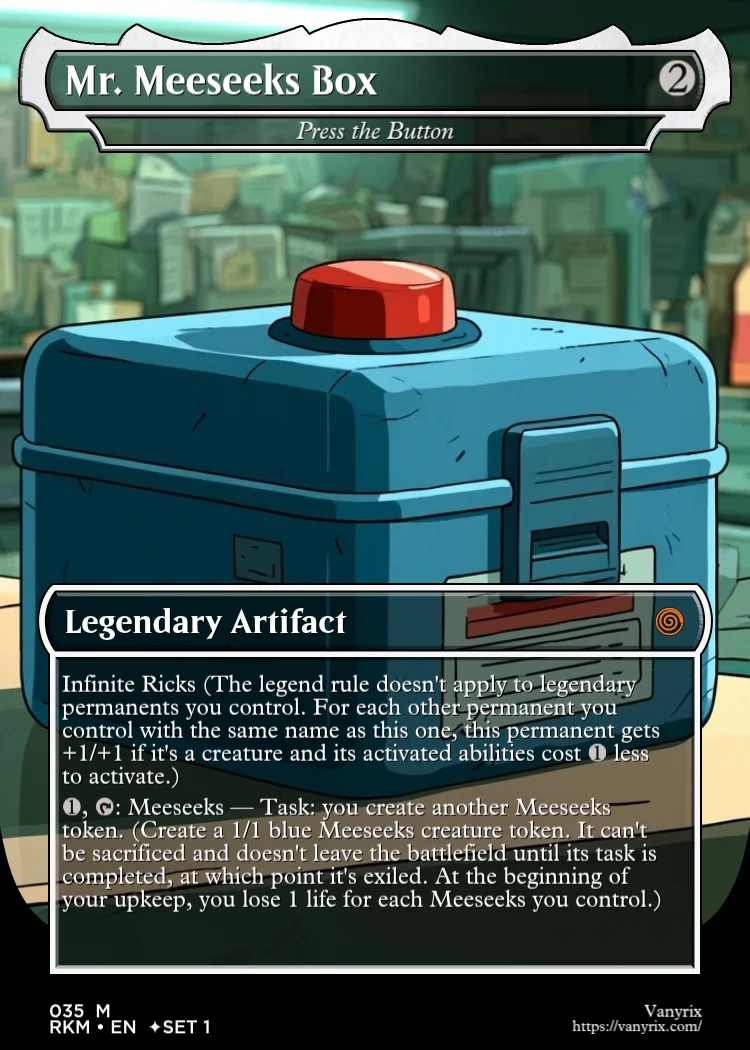 Mr. Meeseeks Box