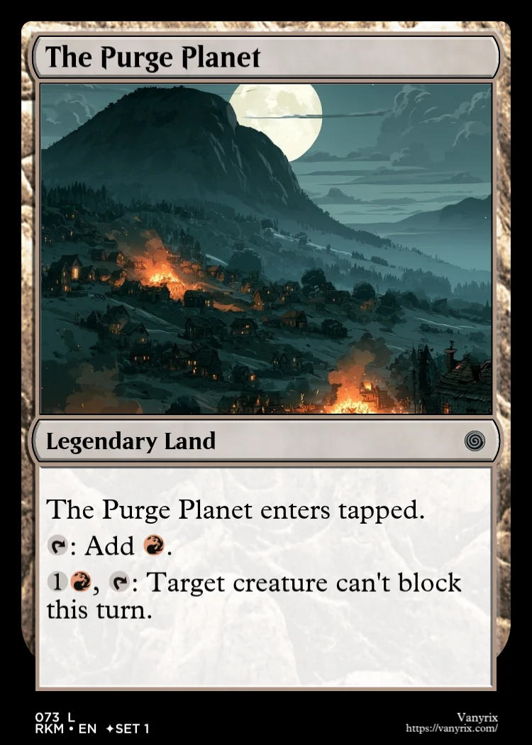 The Purge Planet