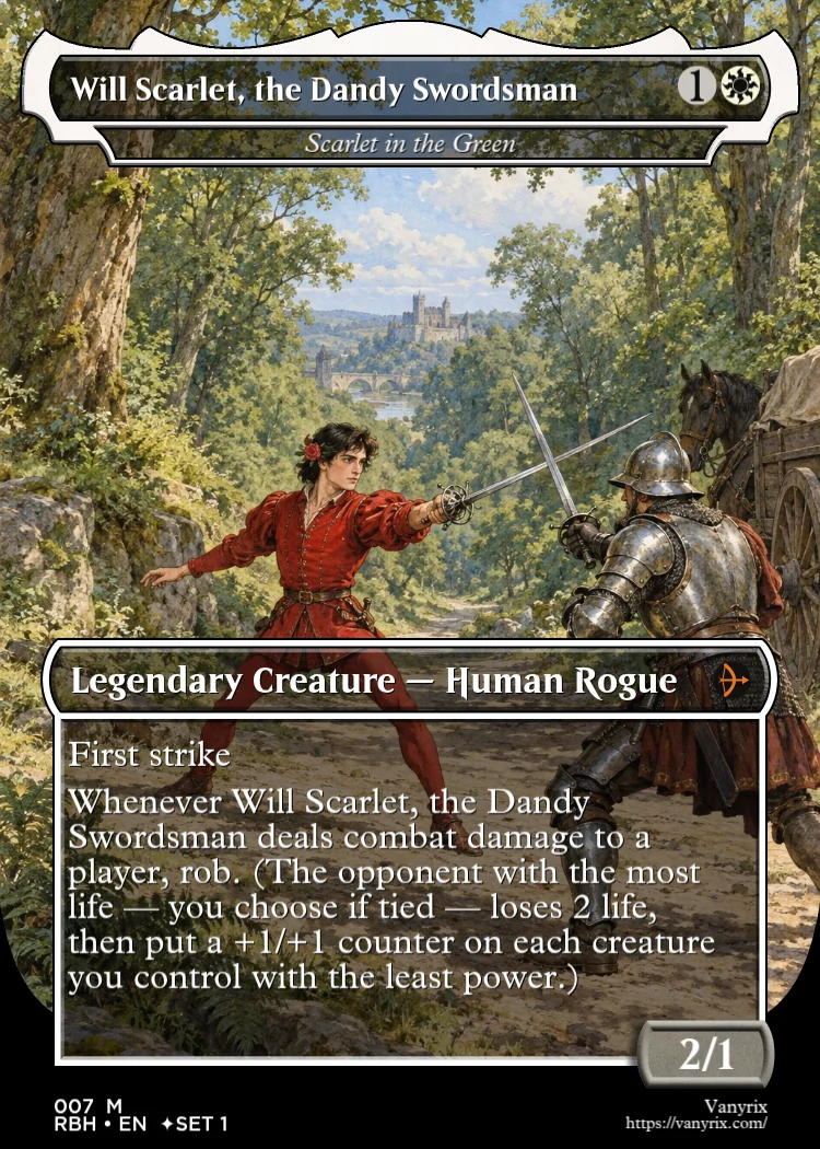 Will Scarlet, the Dandy Swordsman