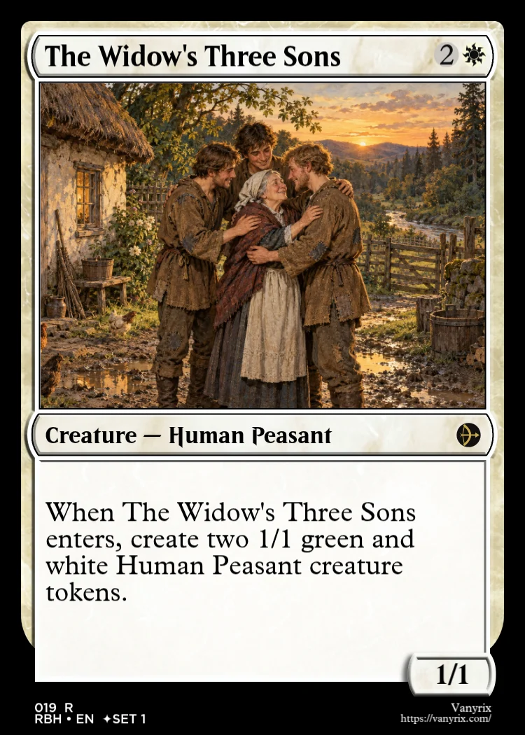 The Widow's Three Sons