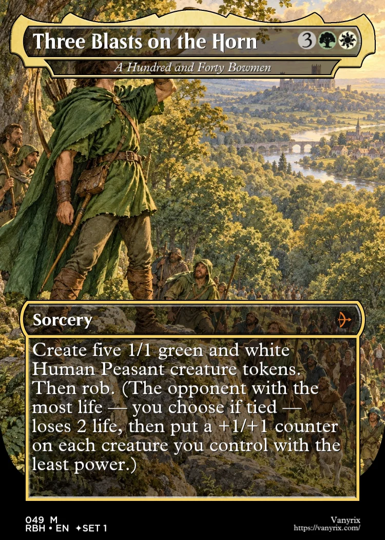 Three Blasts on the Horn