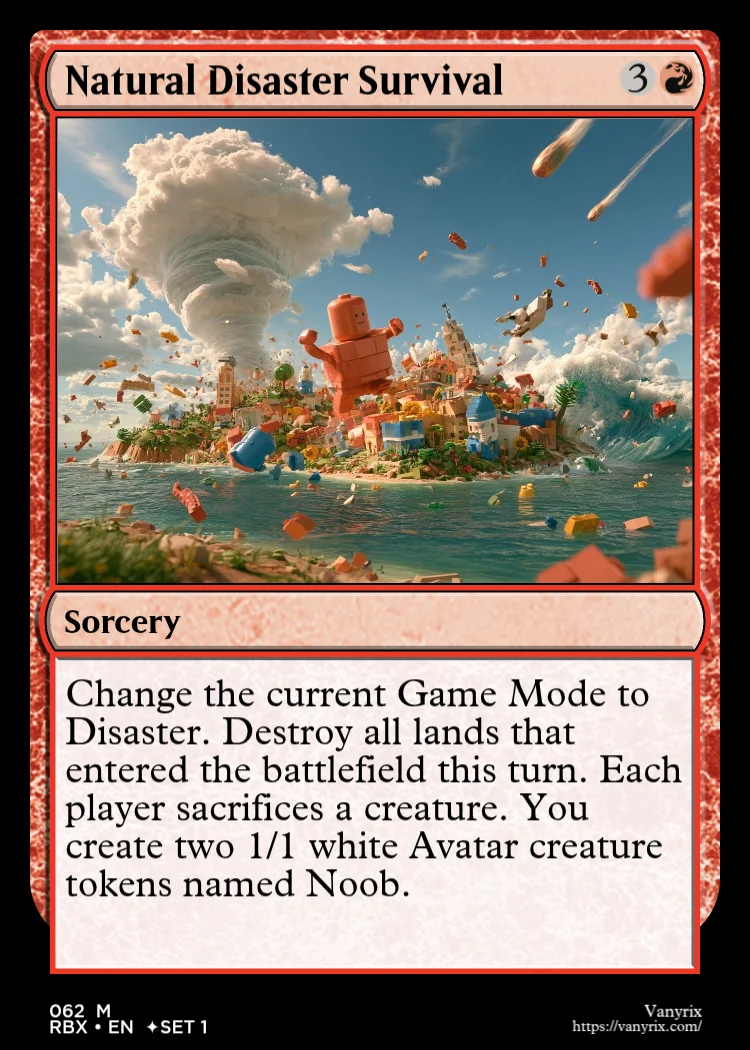 Natural Disaster Survival
