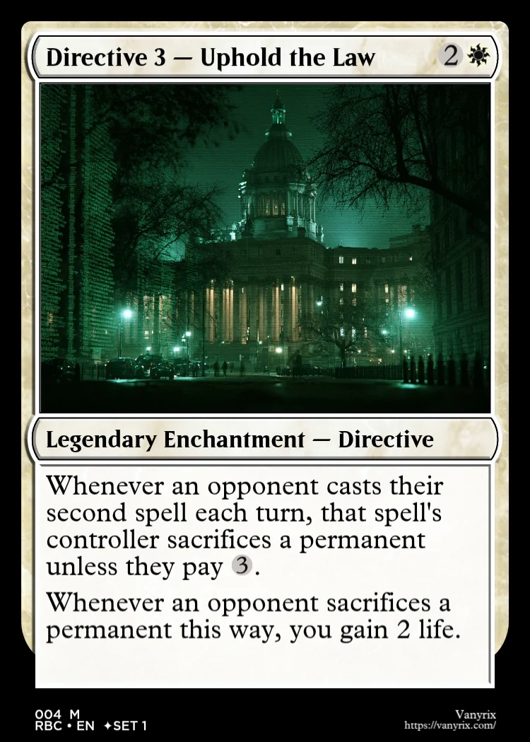 Directive 3 — Uphold the Law