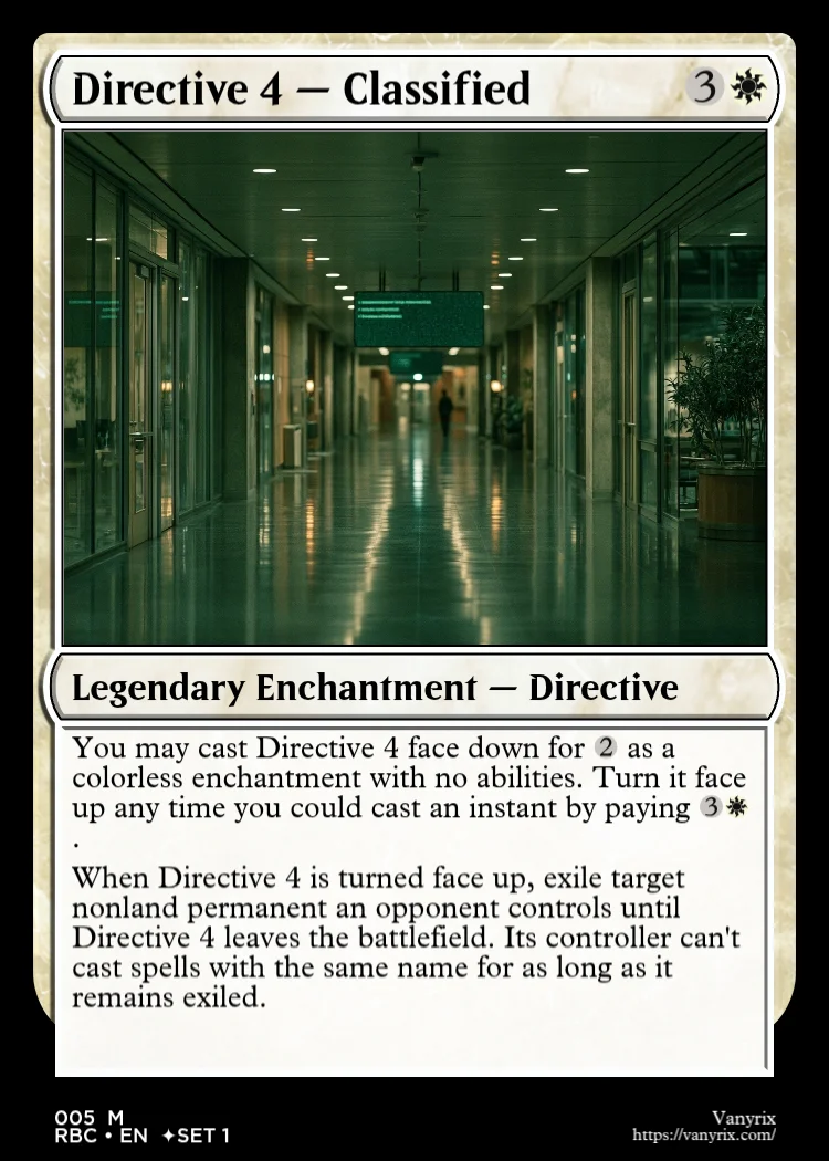 Directive 4 — Classified