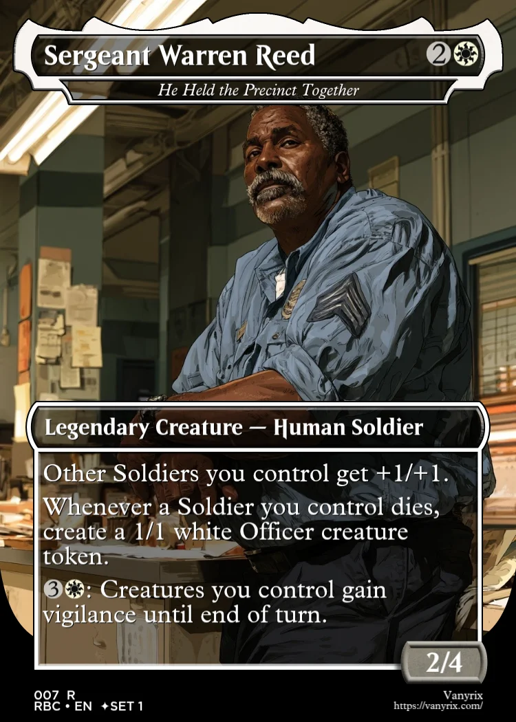 Sergeant Warren Reed