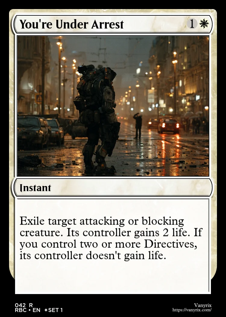 You're Under Arrest