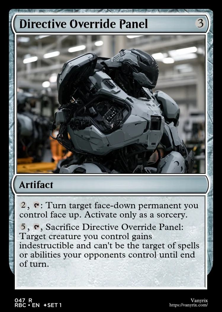 Directive Override Panel