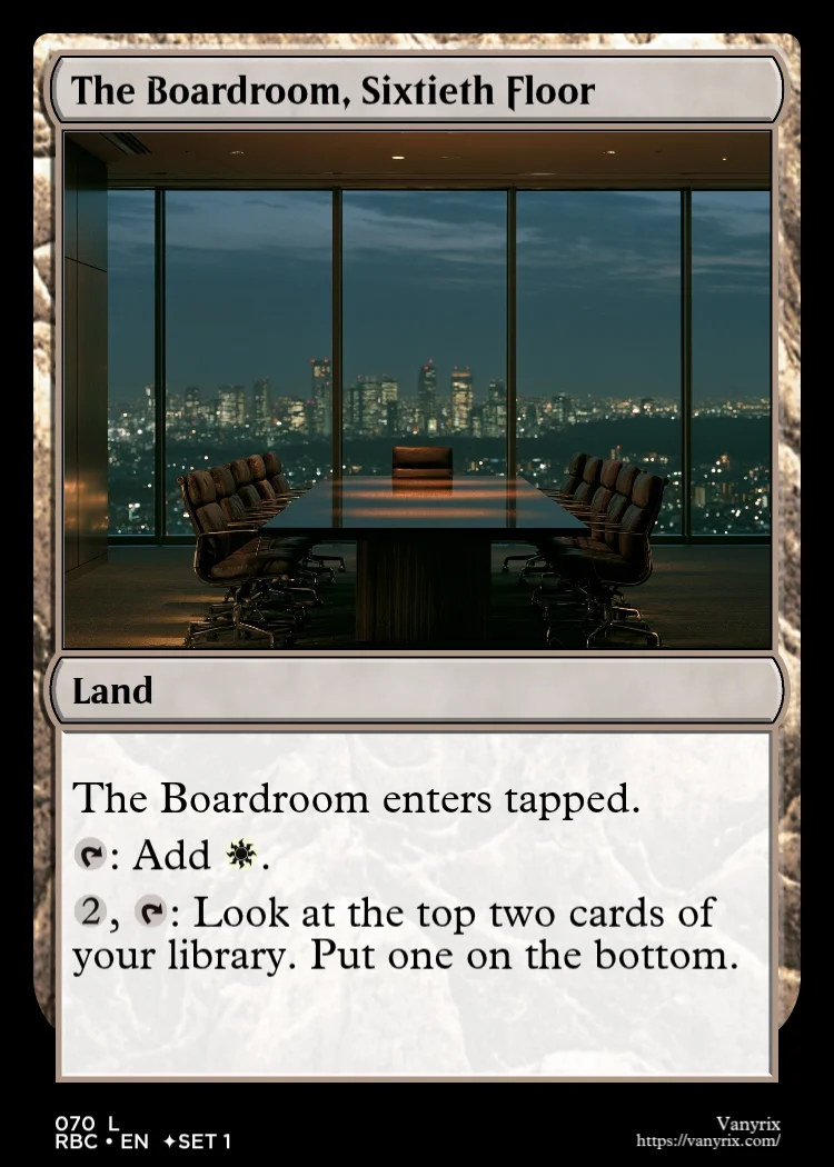 The Boardroom, Sixtieth Floor